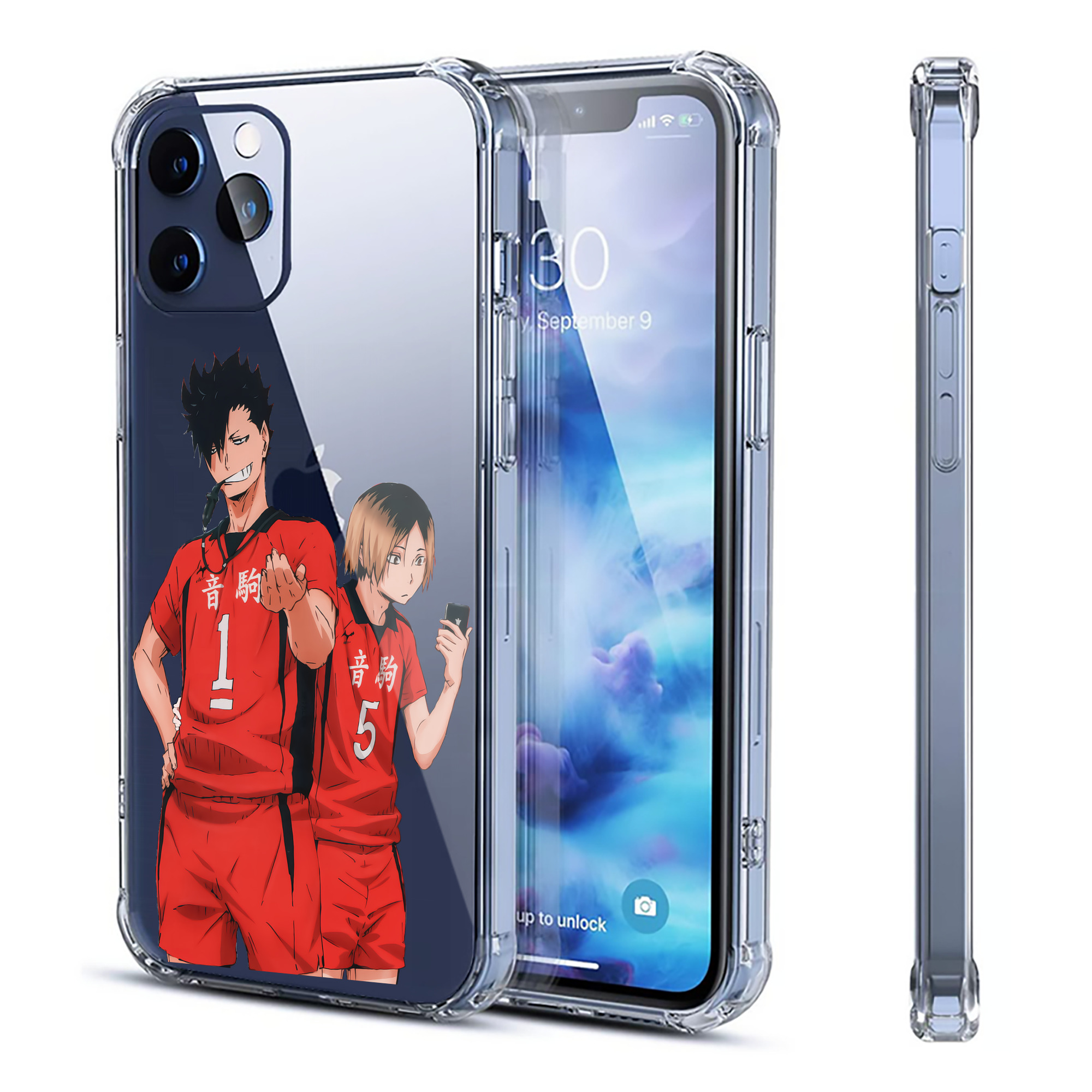 （画像用） ハイキュー!! Haikyu!! 【iPhone 12シリーズ対応】透明スマホケース（クリアソフトケース）